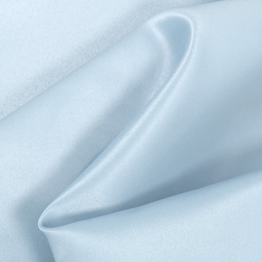 Baby Blue Matte Satin (Peau de Soie)